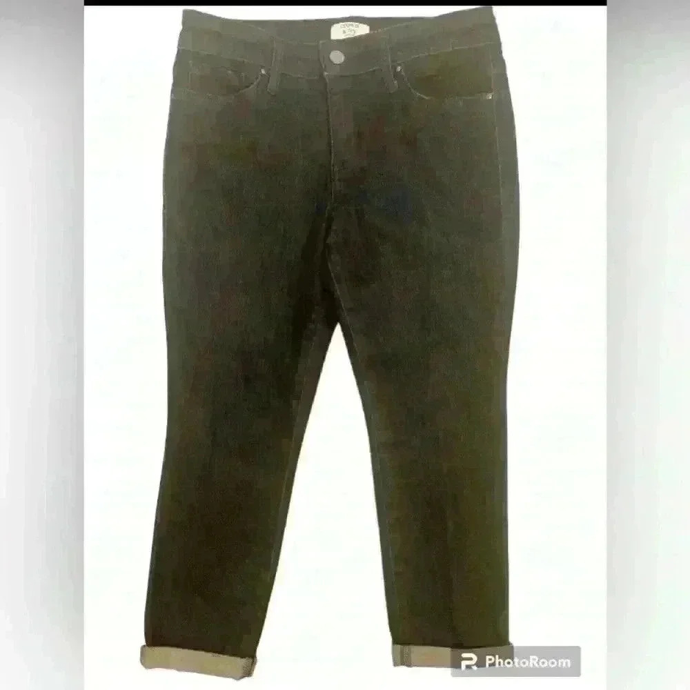 Crown & Ivy dark wash denim capri jeans 8 Petite NWOT